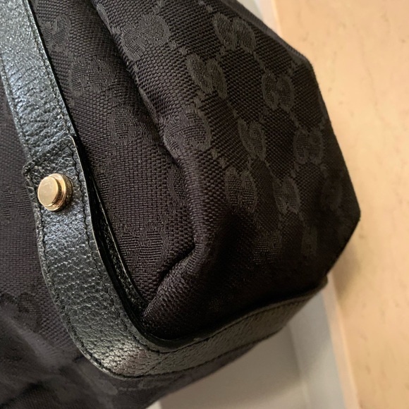 Authentic Gucci GG Canvas Abbey Tote black - Picture 8 of 11